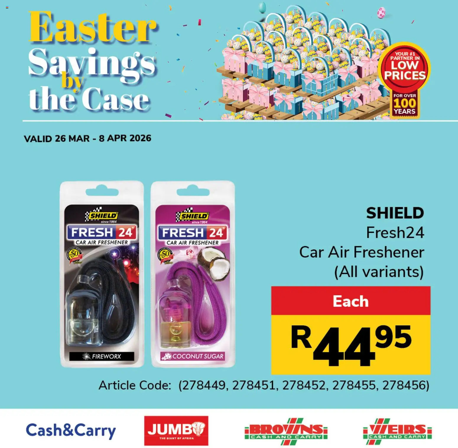 Preview of Jumbo flyer valid from 26/03/2026 - Sugar, Air freshener, Case