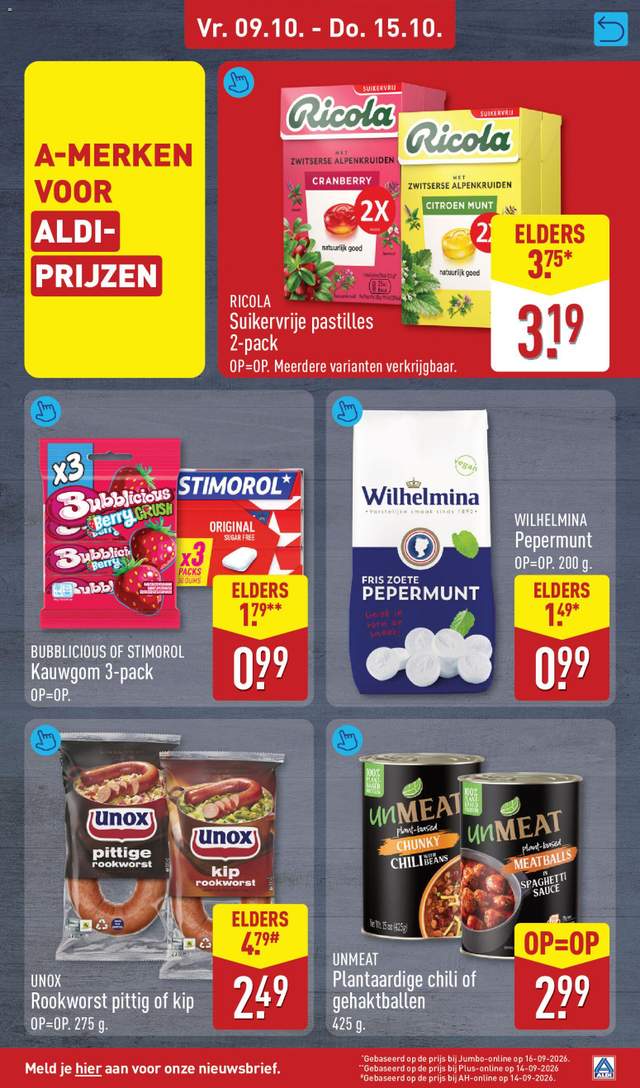 Nieuwe Aldi folder vanaf 05-10