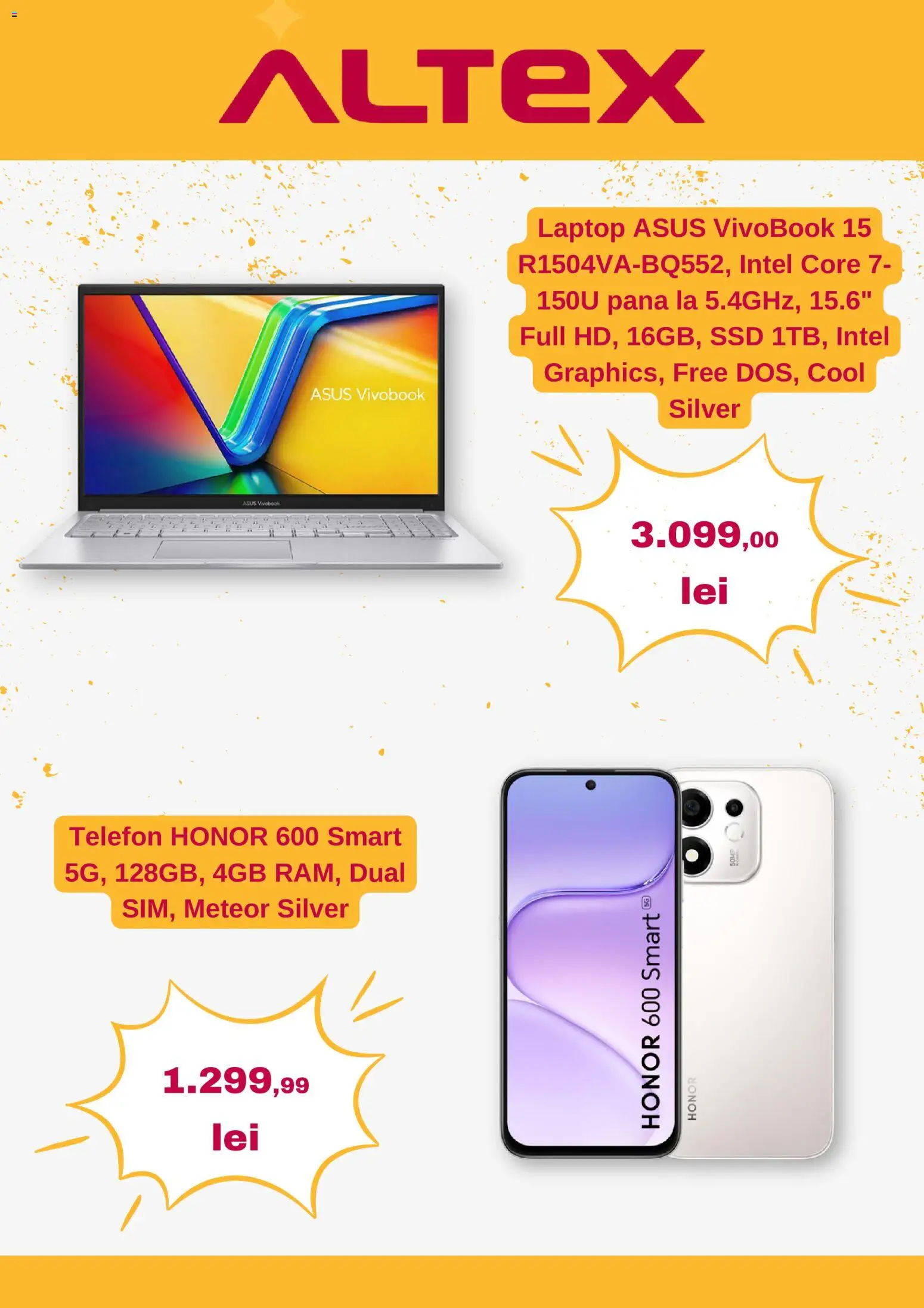 Previzualizarea de cataloage: Altex Altex Catalog valabil de la 08.10.2026 - Telefon, Laptop