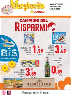 Anteprima dell'opuscolo Conad volantino Margherita Lombardia dal negozio Conad valido da 01/07/2026