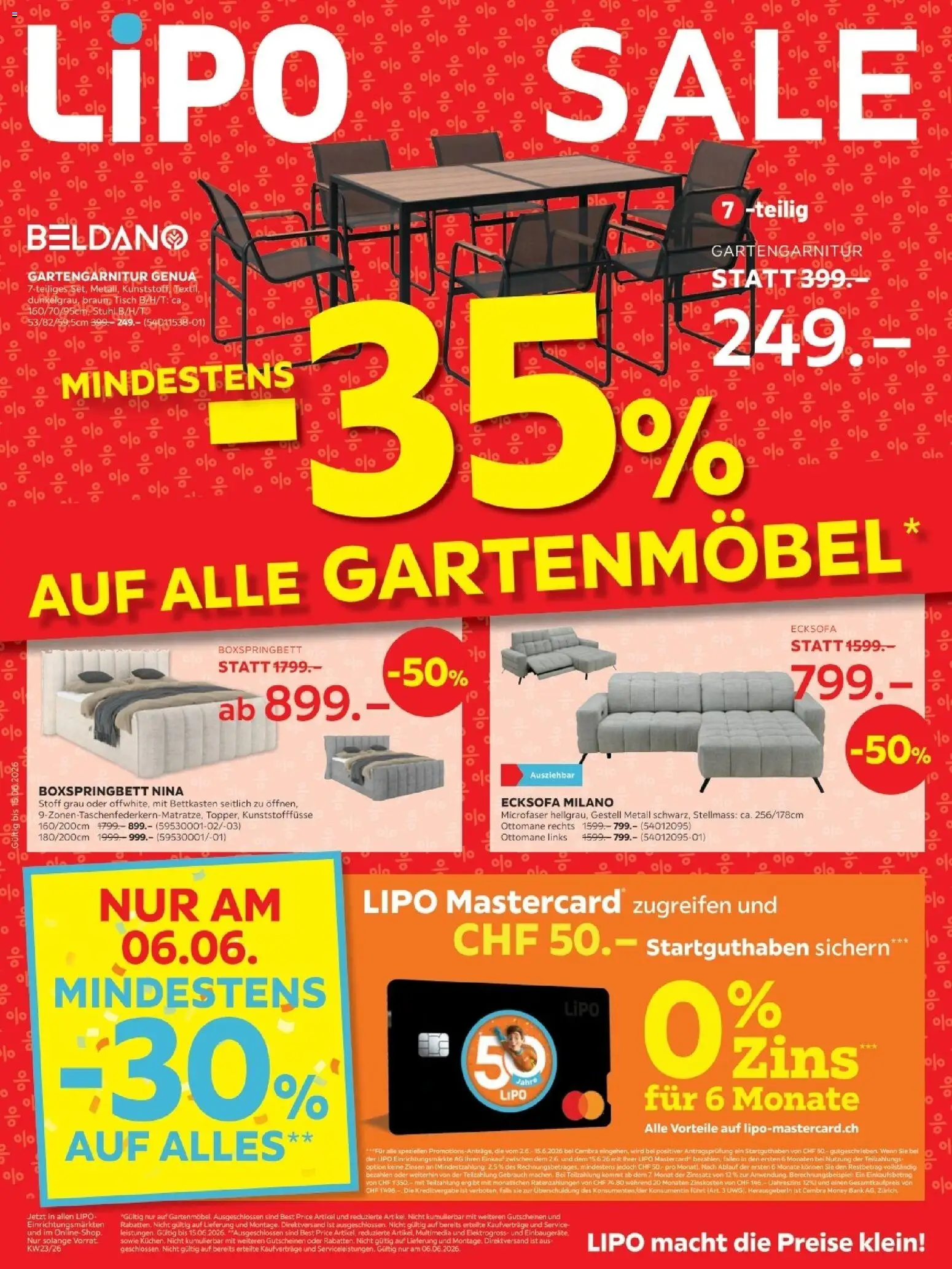 Vorschau des Merkblatts Lipo aktionen Sale vom Shop Lipo gültig von 02.06.2026 bis 15.06.2026