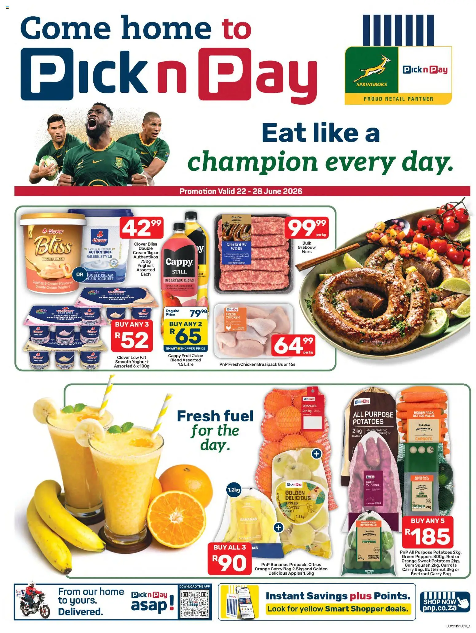 Preview of Pick n Pay flyer valid from 22/06/2026