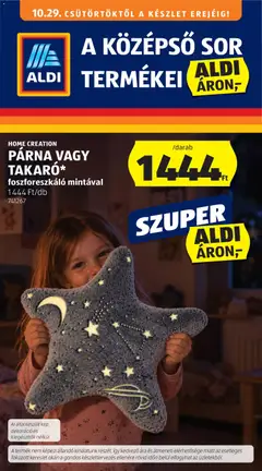 Aldi - Aldi Középső sor termékei megtekintése, amely érvényes 2026.10.29.-től