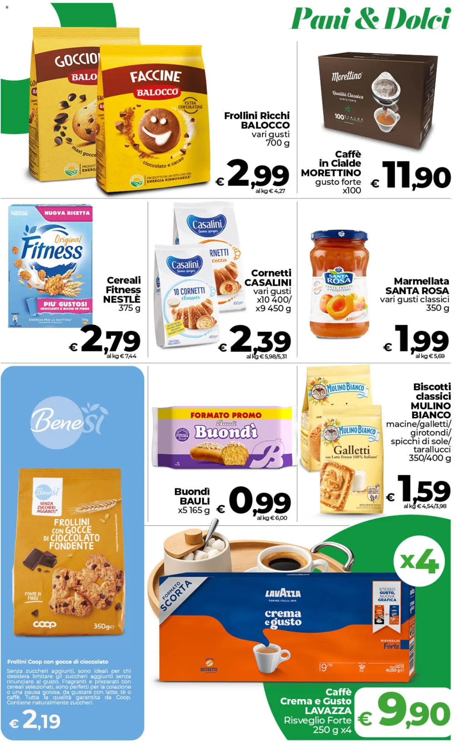 Anteprima dell'opuscolo COOP volantino inCoop Sicilia dal negozio COOP valido da 01/09/2026 - Biscotti, Dolci, Cioccolato, Lavazza, Cereali, Marmellata, Cialde, Frollini
