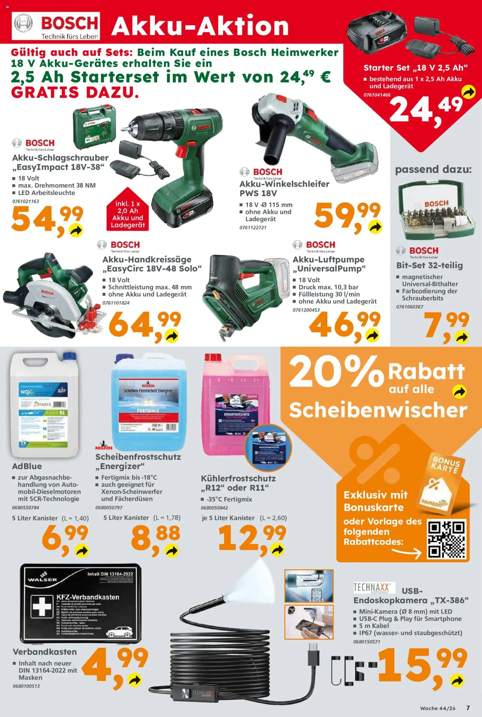 Vorschau von dem Prospekt des Geschäftes Globus Baumarkt, gültig ab dem 26.10.2026