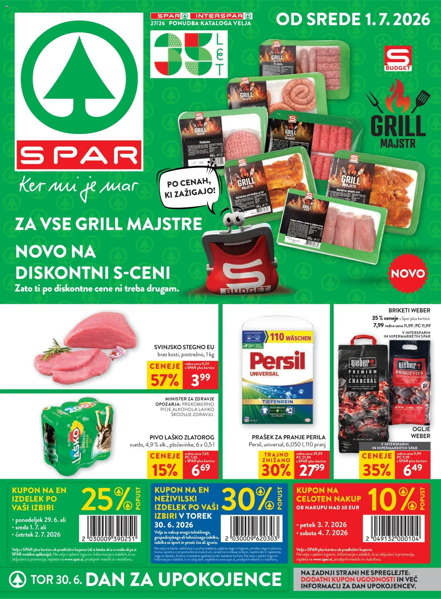 Predogled kataloga iz trgovine Spar veljaven od 01.07.2026
