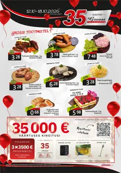 Grossi Toidukaubad kliendilehe eelvaade alates 12.10.2026