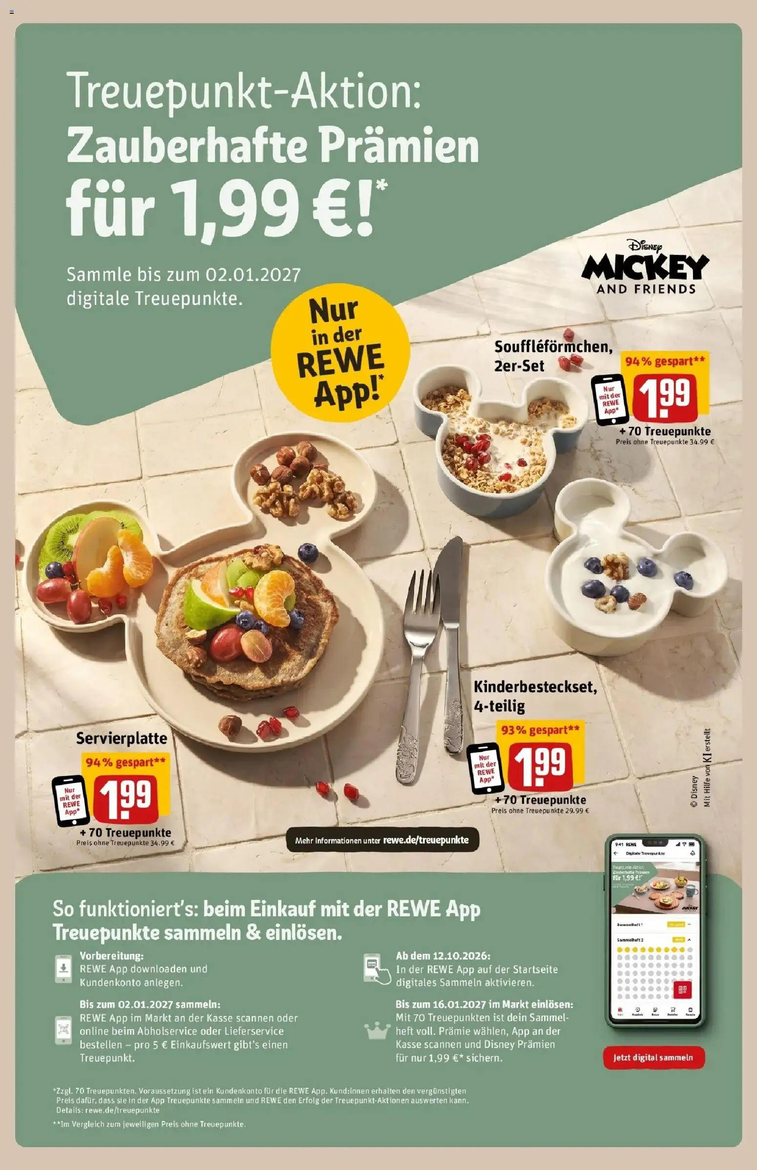 Vorschau von dem Prospekt des Geschäftes Rewe, gültig ab dem 26.10.2026