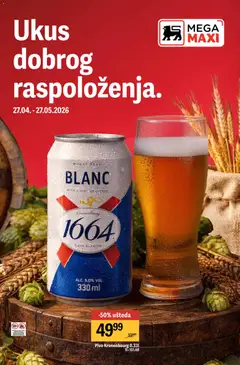 Pregled Mega Maxi kataloga - važi od 27.04.2026