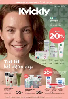 Eksempel på tilbudsavis Kvickly - Tibudsavis - Skønhed & velvære fra butik Kvickly gyldig fra 09/10/2026