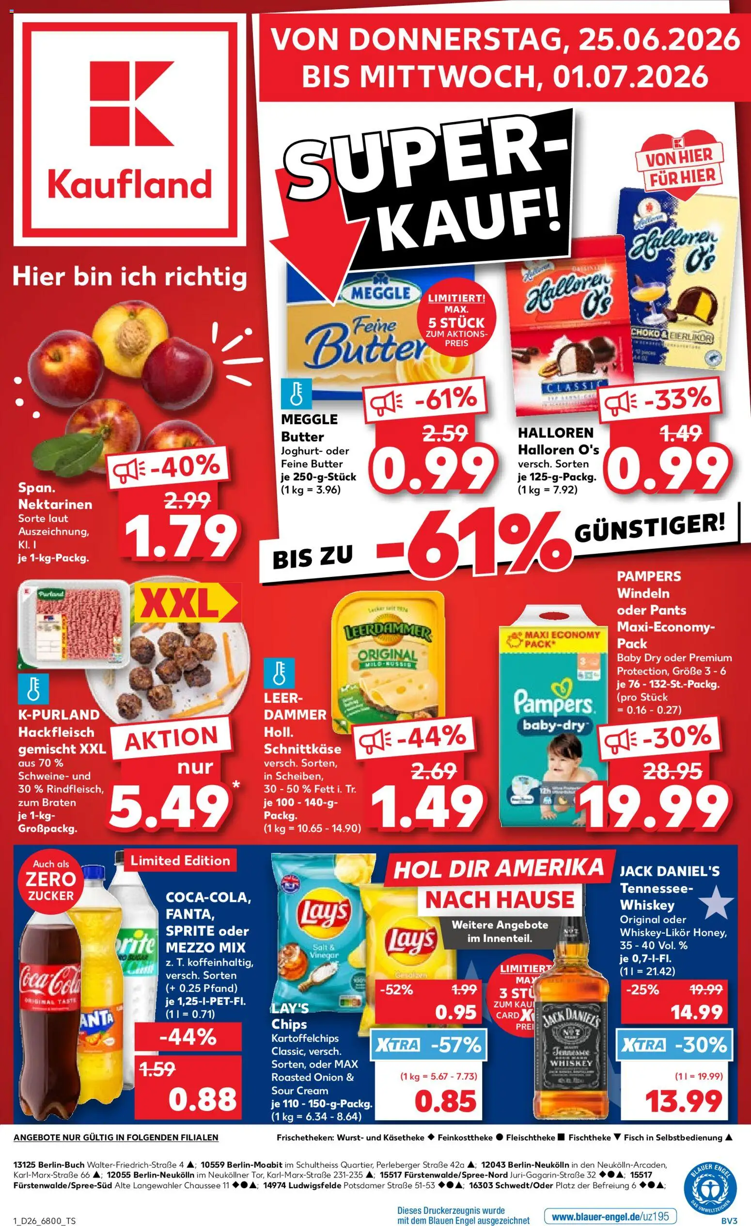 Vorschau von dem Prospekt des Geschäftes Kaufland, gültig ab dem 25.06.2026