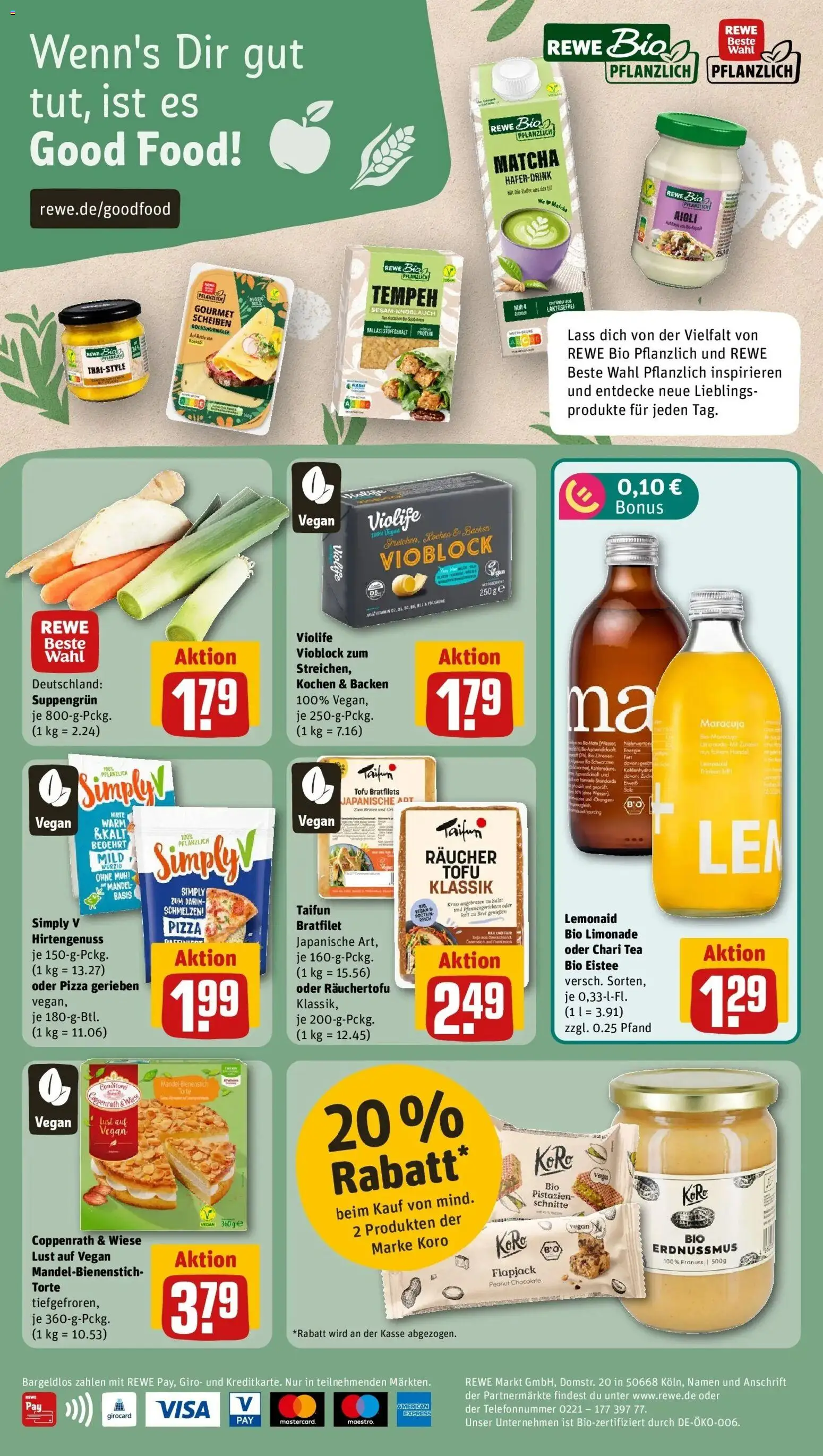 Vorschau von dem Prospekt des Geschäftes Rewe, gültig ab dem 19.10.2026