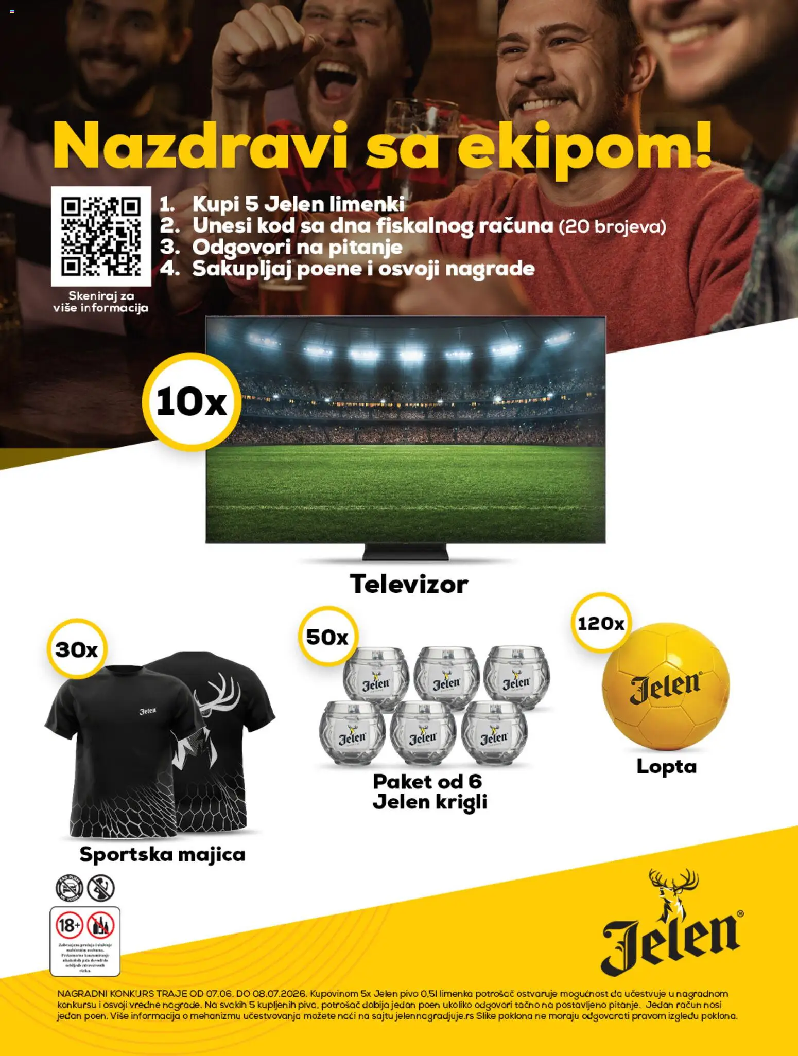 Pregled Univerexport kataloga - važi od 07.06.2026 - Pivo, Televizor, Lopta