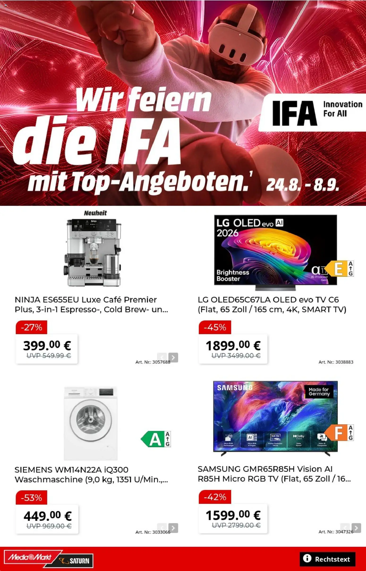 Vorschau von dem Prospekt des Geschäftes Media Markt, gültig ab dem 24.08.2026