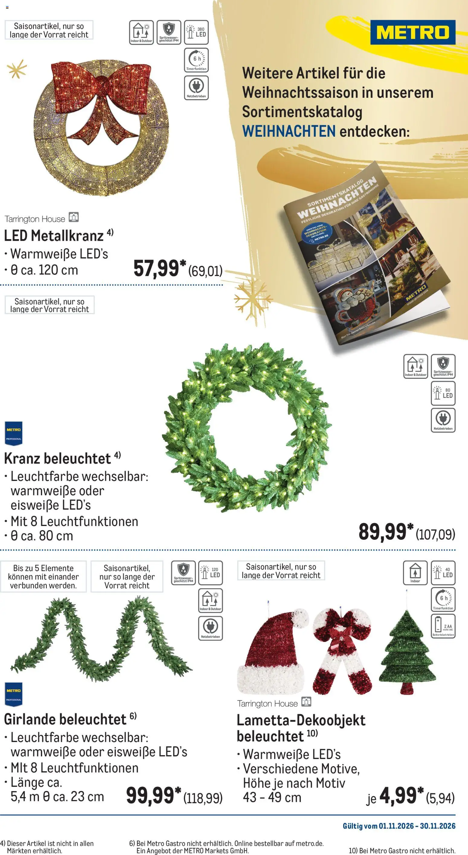 Vorschau von dem Prospekt des Geschäftes Metro, gültig ab dem 01.11.2026