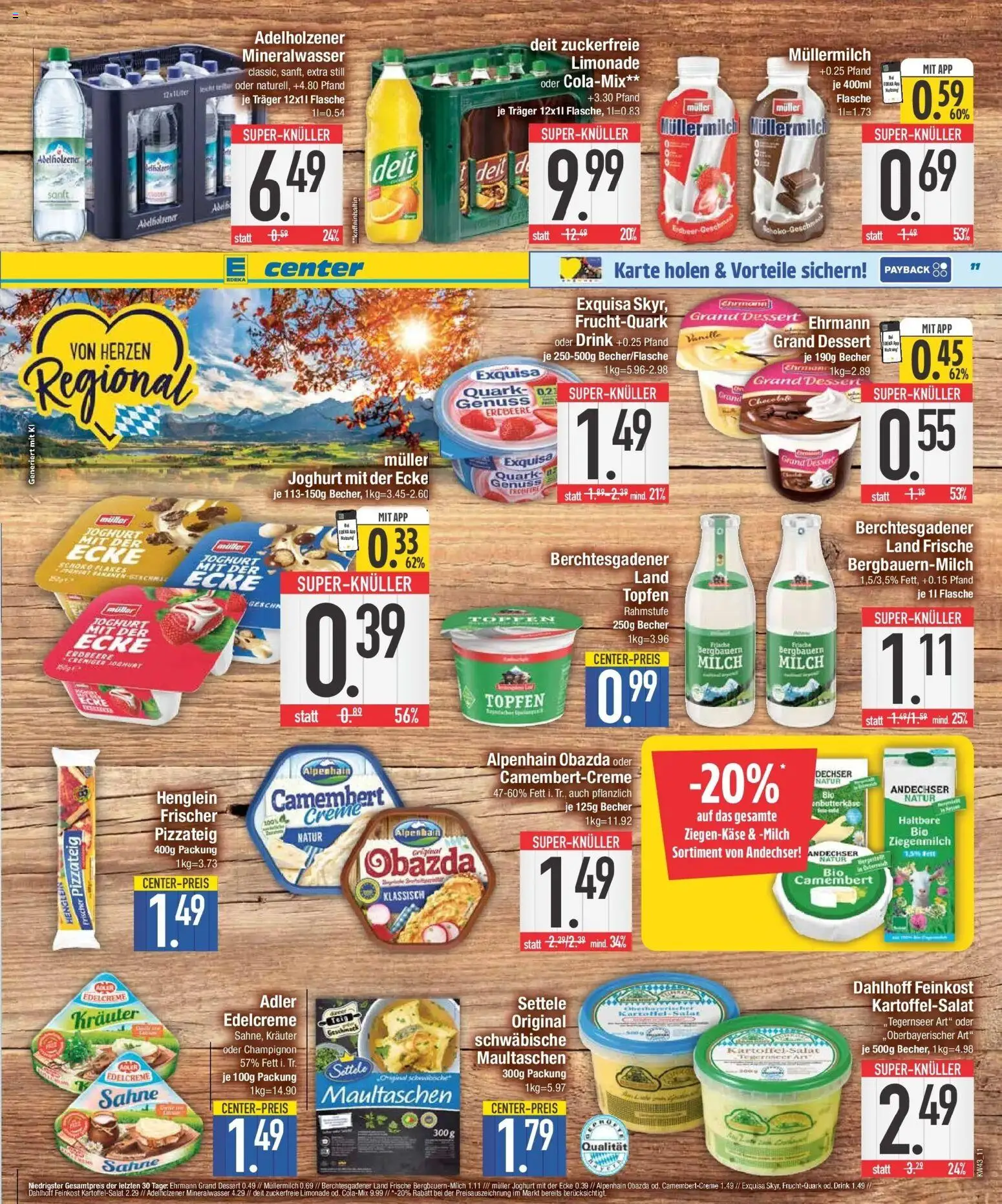 Vorschau von dem Prospekt des Geschäftes E center, gültig ab dem 19.10.2026