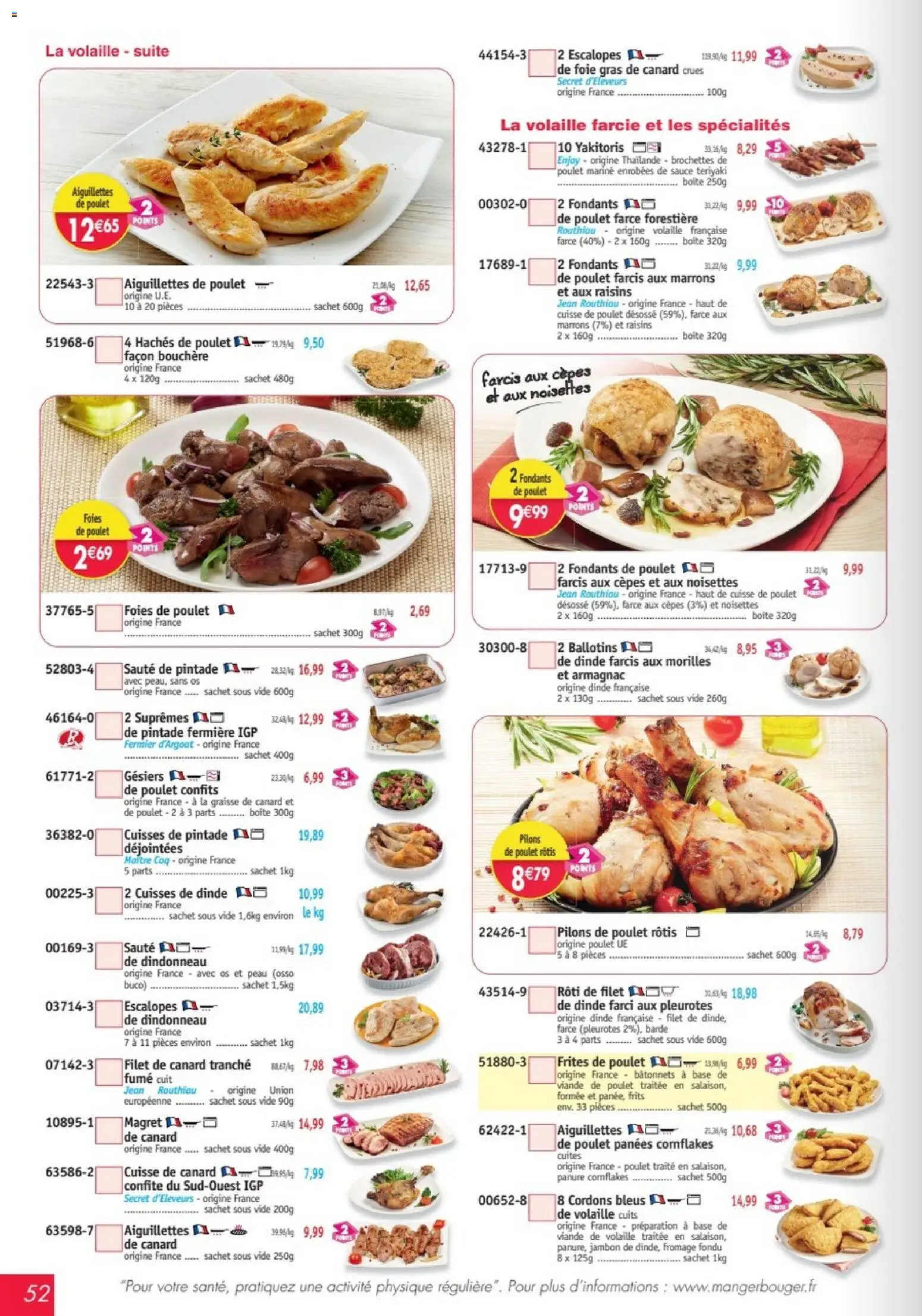Prévisualisation de Maximo catalogue du magasin Maximo formulaire valide 26/10/2026 - Fromage, Foie gras, Jean, Frites, Cuisse de poulet, Volaille, Graisse de canard, Hachés de poulet