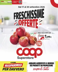 Anteprima dell'opuscolo COOP volantino dal negozio COOP valido da 17/09/2026