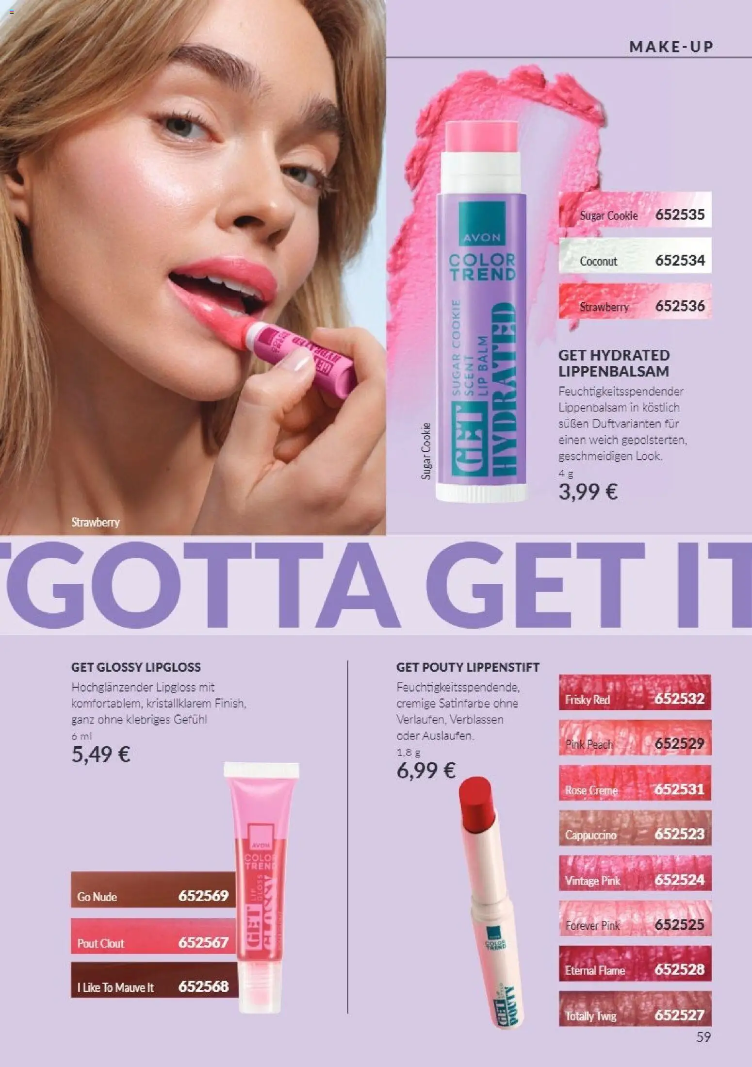Vorschau von dem Prospekt des Geschäftes Avon, gültig ab dem 01.10.2026 - Lipgloss, Lippenstift, Creme, Lippenbalsam, Lip Balm