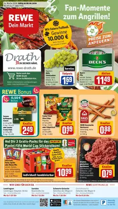 Vorschau von dem Prospekt des Geschäftes Rewe, gültig ab dem 08.06.2026