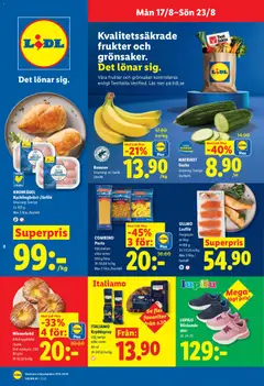Förhandsgranska reklamblad Lidl erbjudanden från butik Lidl gäller från 17/08/2026