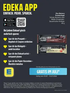 Vorschau von dem Prospekt des Geschäftes Edeka, gültig ab dem 05.07.2026