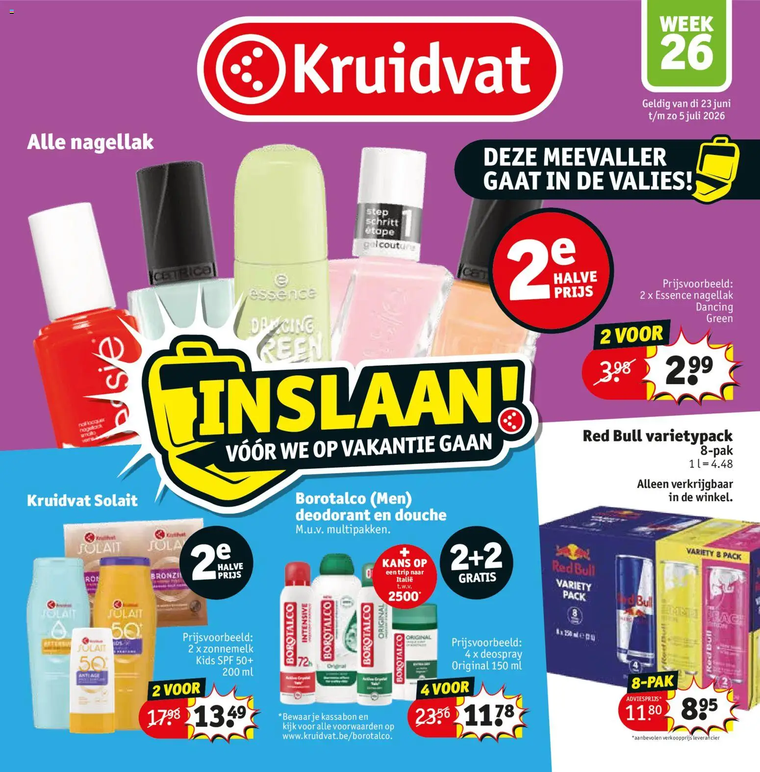 Voorbeeld van Kruidvat Folder week 26 van winkel Kruidvat geldig vanaf 23/06/2026