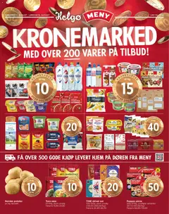 Forhåndsvis Meny Helgø kundeavis fra butikk Meny gyldig fra 13/08/2026