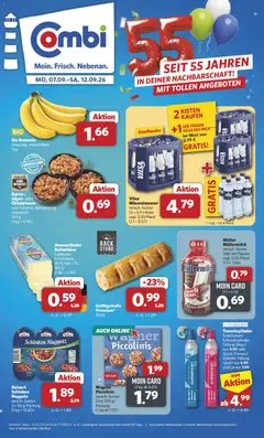 Vorschau von dem Prospekt des Geschäftes Combi, gültig ab dem 07.09.2026