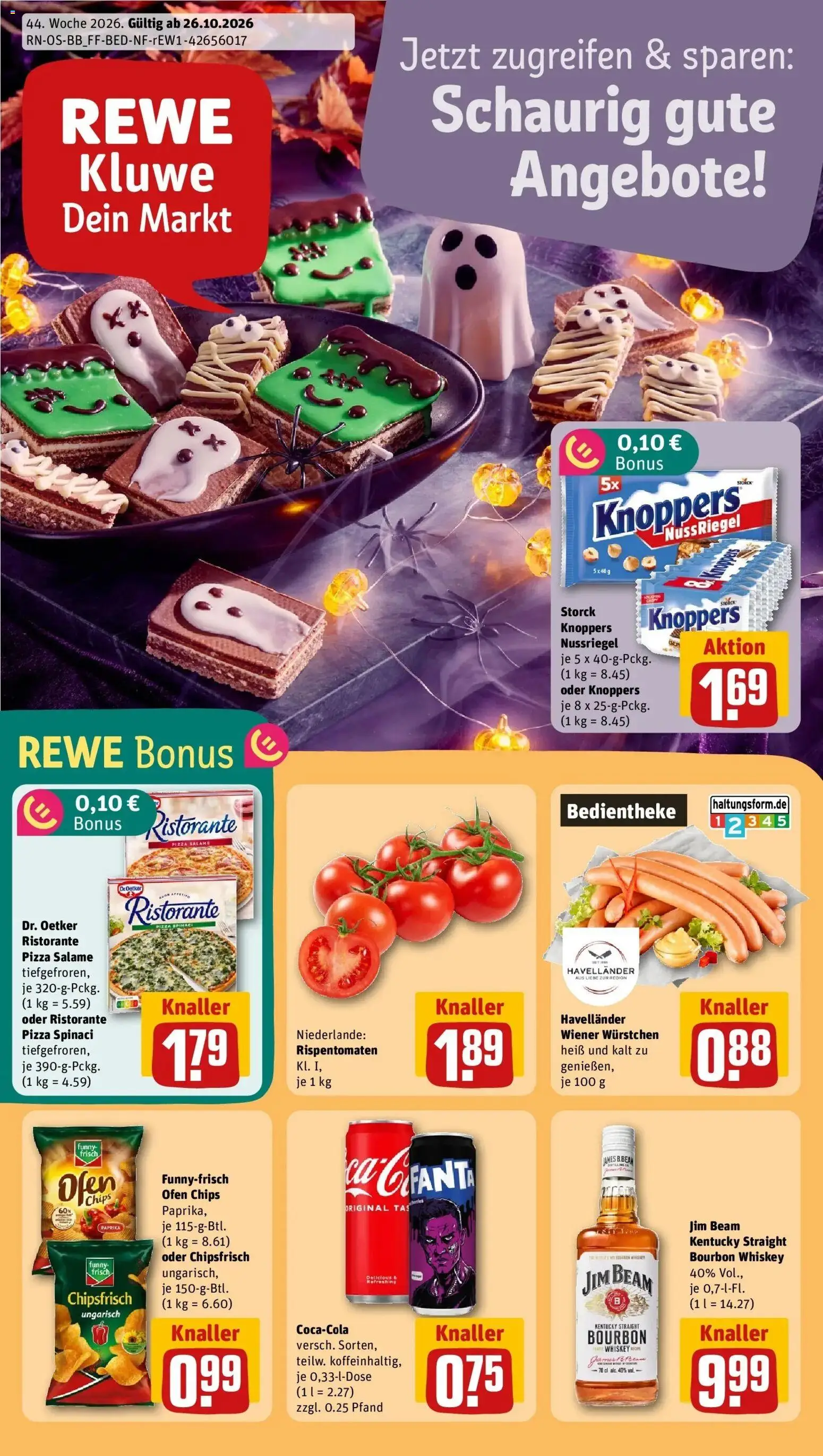 Vorschau von dem Prospekt des Geschäftes Rewe, gültig ab dem 26.10.2026