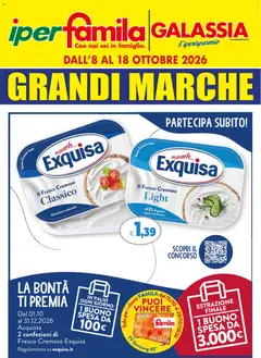 Anteprima dell'opuscolo Galassia volantino Grandi Marche dal negozio Galassia valido da 08/10/2026