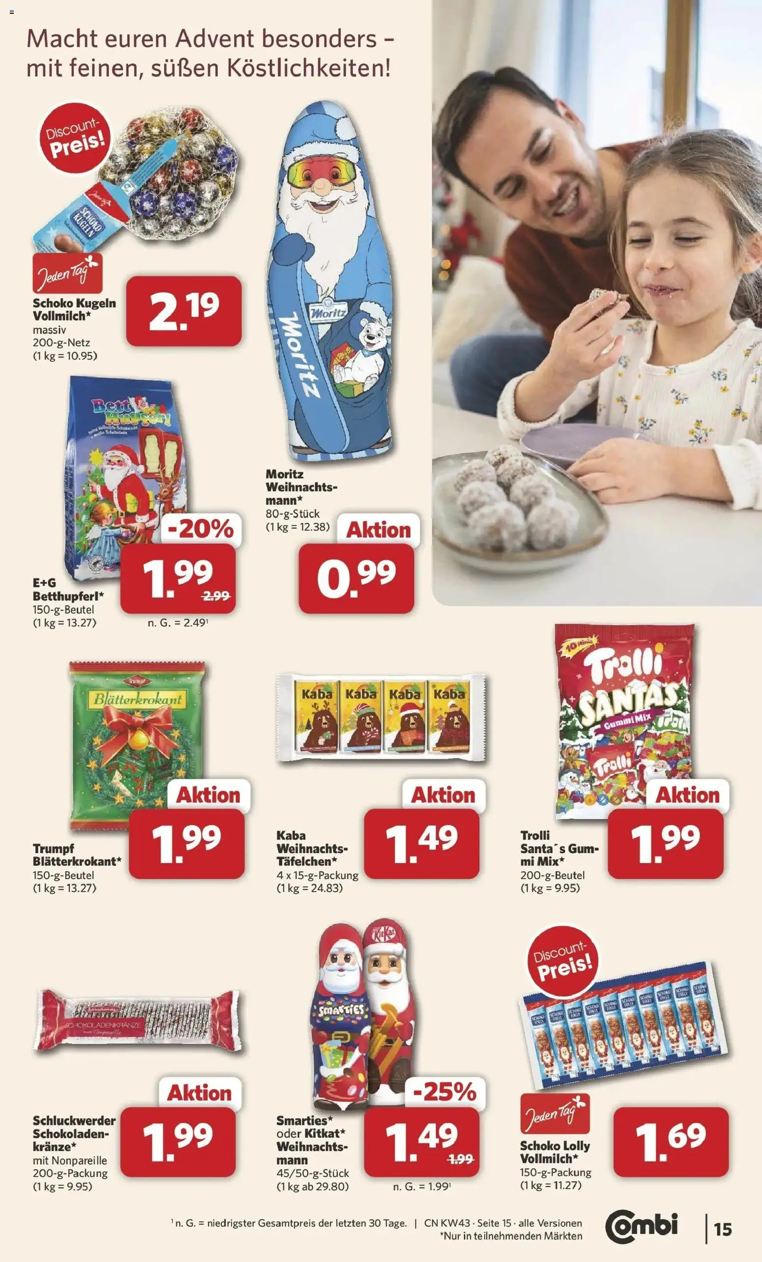 Vorschau von dem Prospekt des Geschäftes Combi, gültig ab dem 19.10.2026 - Smarties