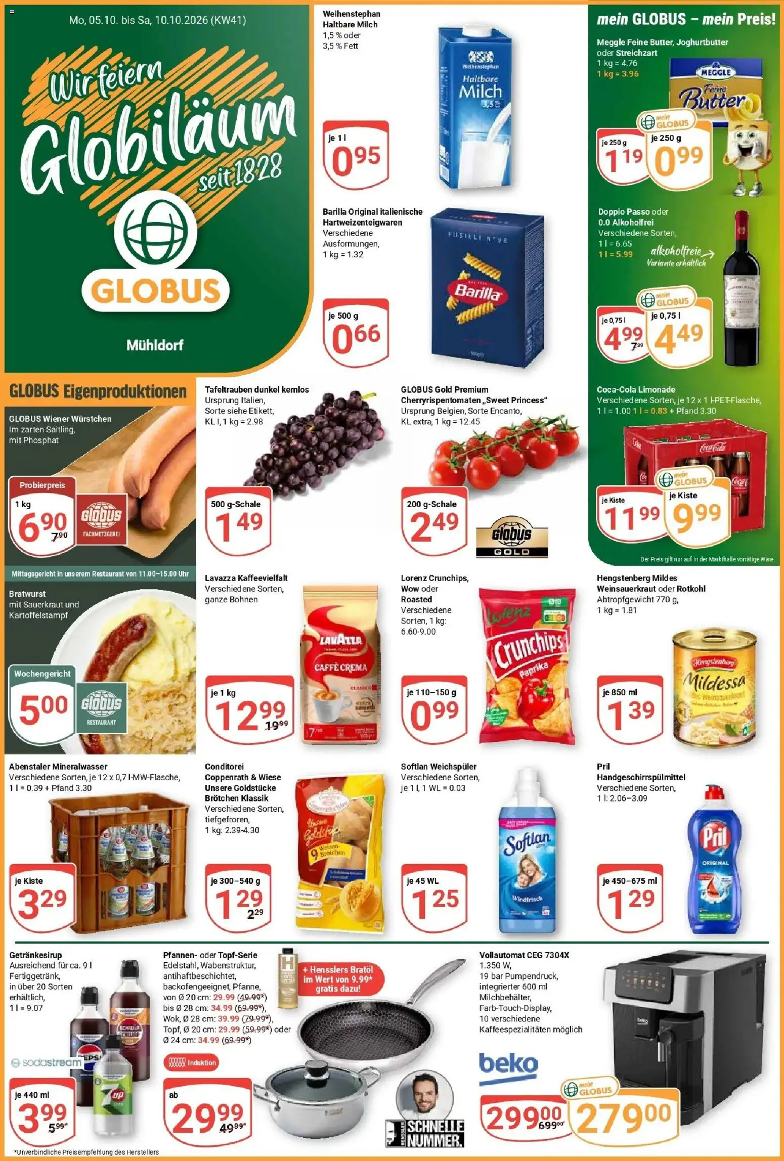 Vorschau von dem Prospekt des Geschäftes Globus, gültig ab dem 05.10.2026