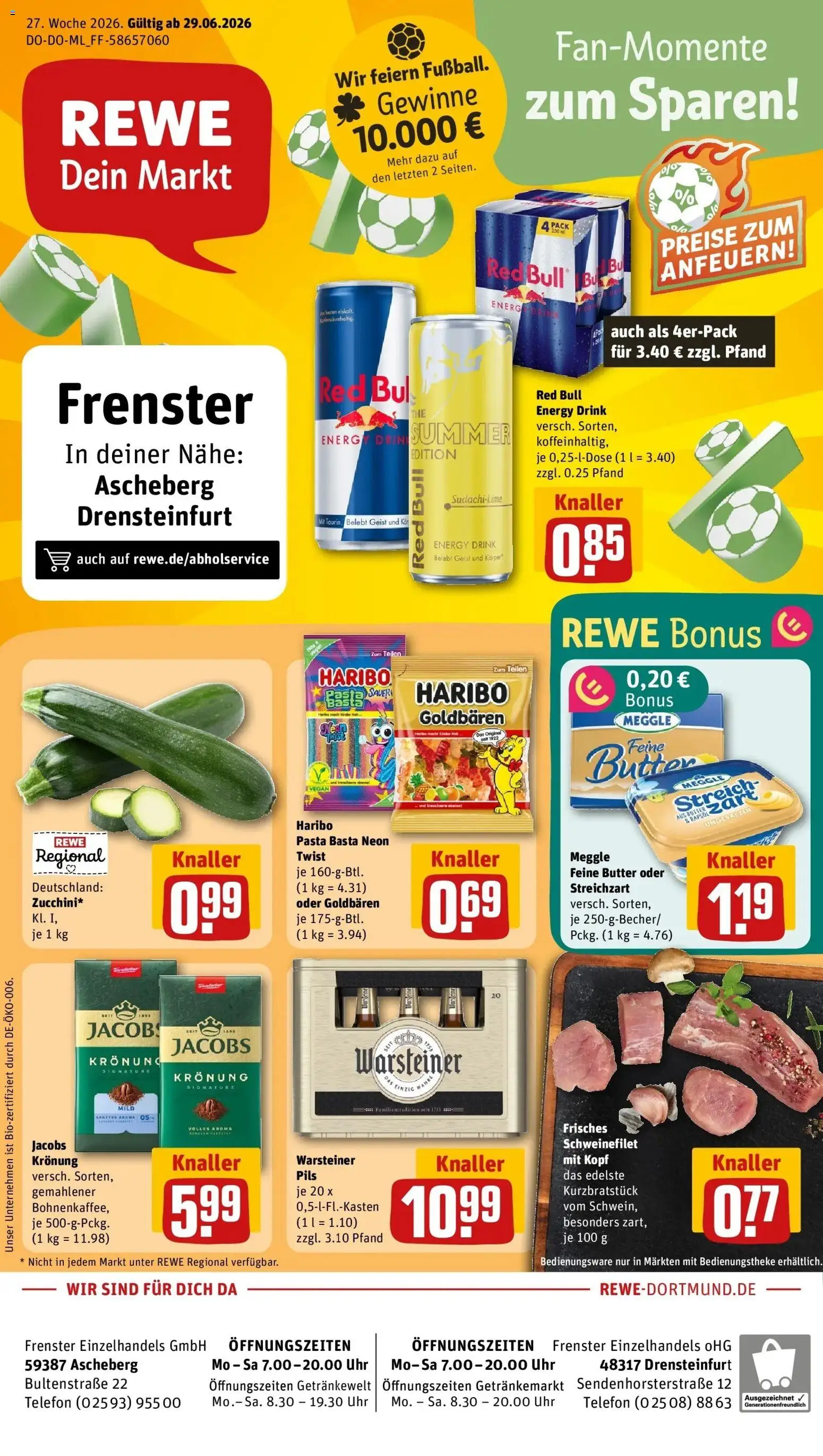 Vorschau von dem Prospekt des Geschäftes Rewe, gültig ab dem 29.06.2026