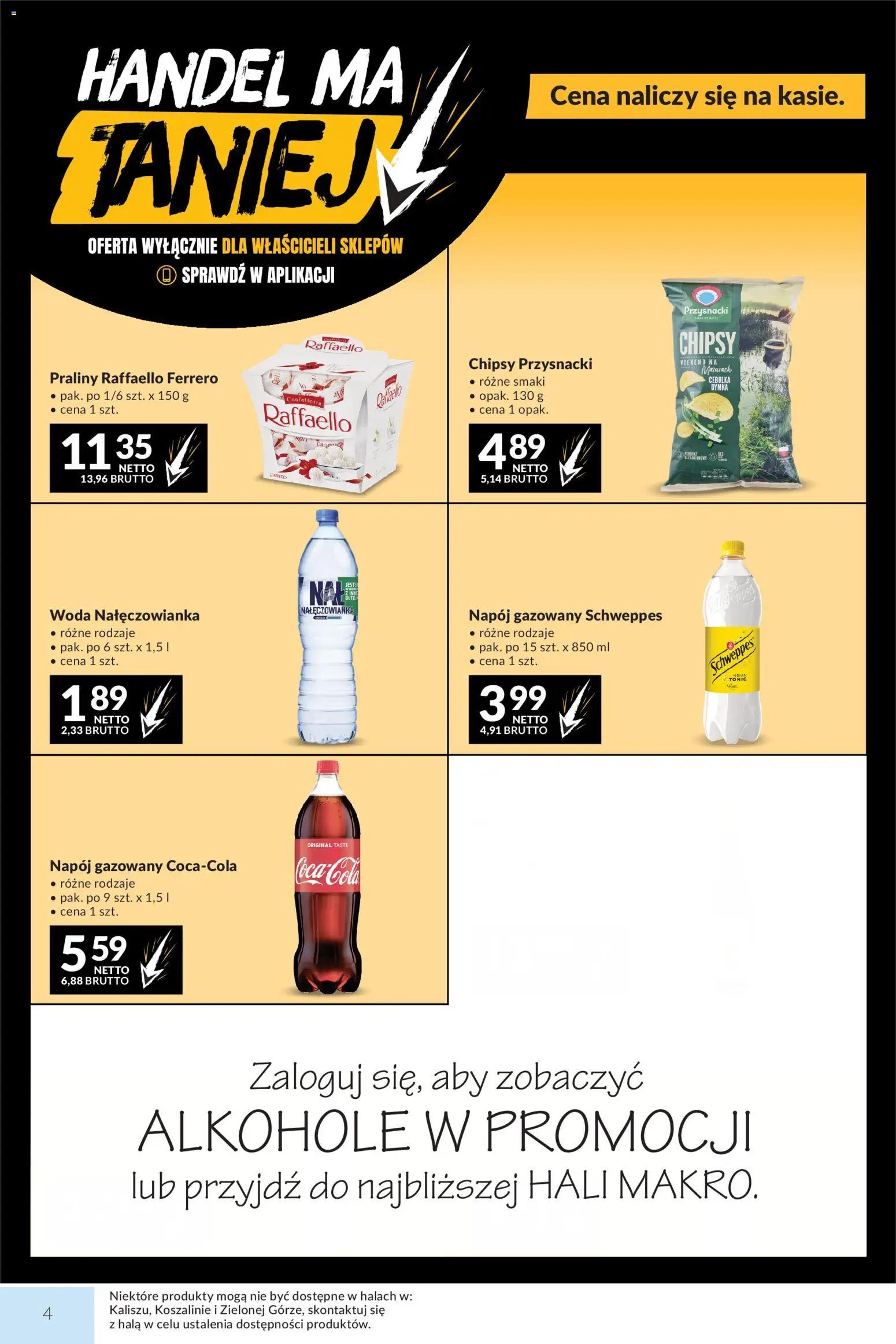 Pogląd gazetki "Makro gazetka" ze sklepu Makro ważnej od 29.09.2026 - Alkohole, Woda, Chipsy, Raffaello, Praliny, Tonic, Woda Nałęczowianka