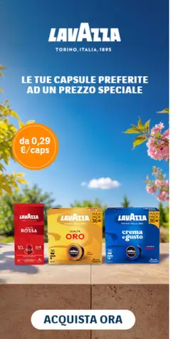 Anteprima dell'opuscolo Lavazza dal negozio Offerte valido da 14/05/2026