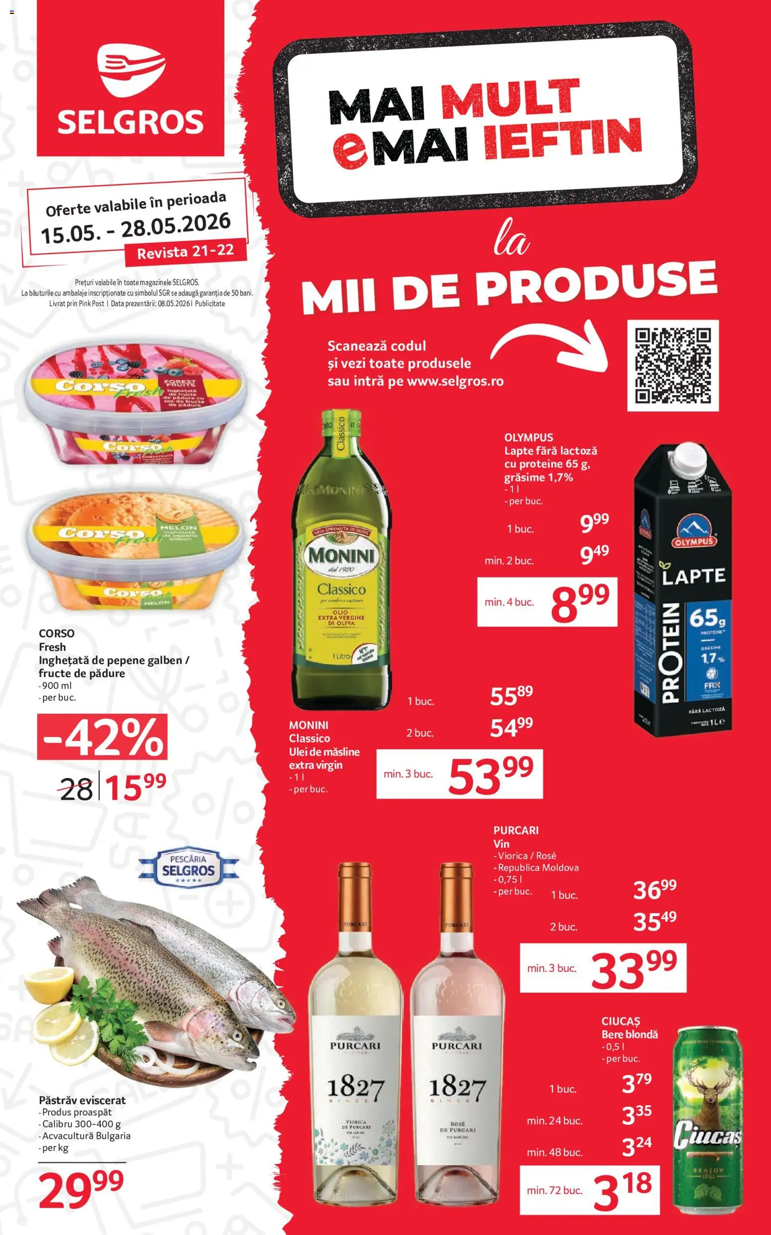Previzualizarea de cataloage: Selgros Selgros Catalog Magazine Mici valabil de la 15.05.2026