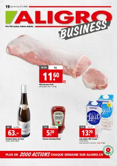 Vorschau des Merkblatts Aligro aktionen Business Chavannes, Matran, Genève, Sion vom Shop Aligro gültig von 04.05.2026 bis 09.05.2026