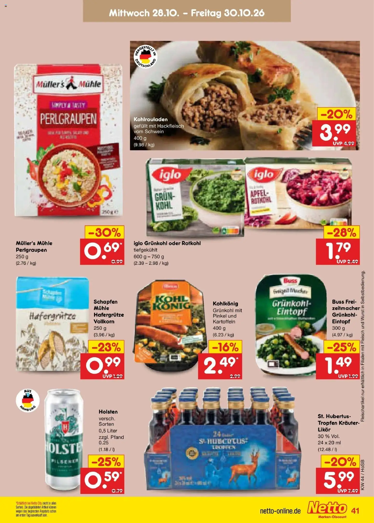 Vorschau von dem Prospekt des Geschäftes Netto Marken-Discount, gültig ab dem 26.10.2026