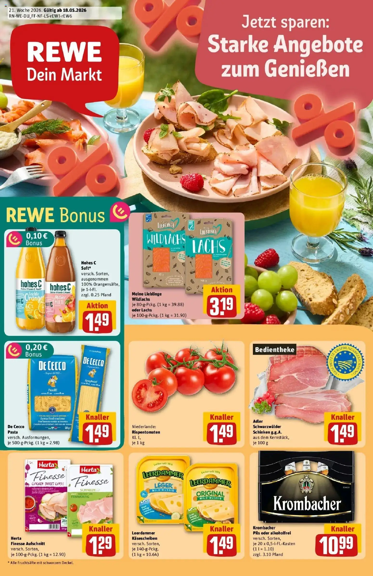 Vorschau von dem Prospekt des Geschäftes Rewe, gültig ab dem 18.05.2026