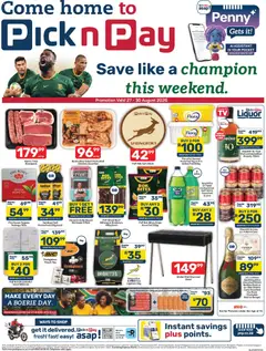 Preview of Pick n Pay flyer valid from 27/08/2026