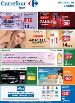 Anteprima dell'opuscolo Carrefour volantino Iper L'Oreal dal negozio Carrefour valido da 16/06/2026