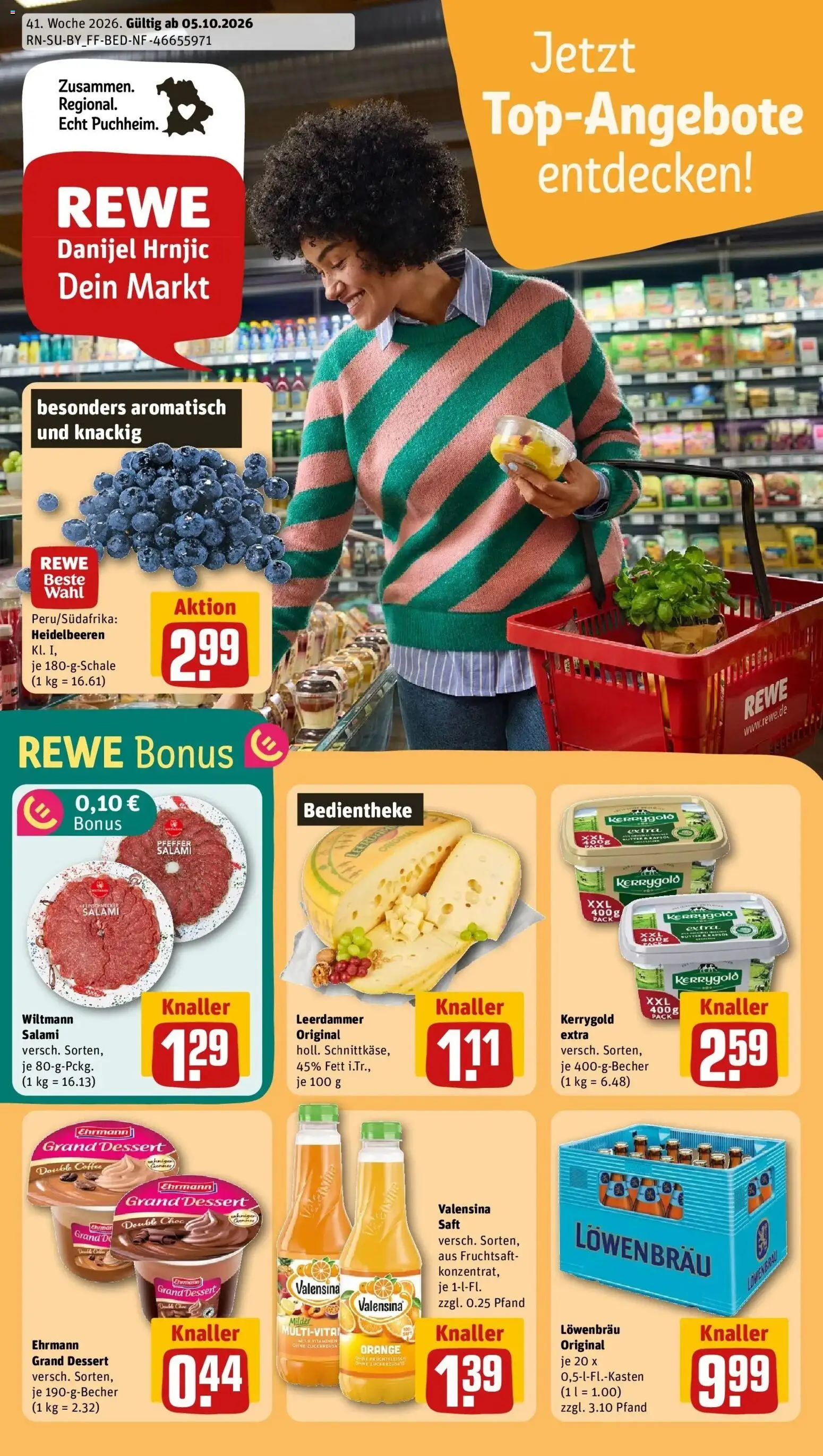 Vorschau von dem Prospekt des Geschäftes Rewe, gültig ab dem 05.10.2026