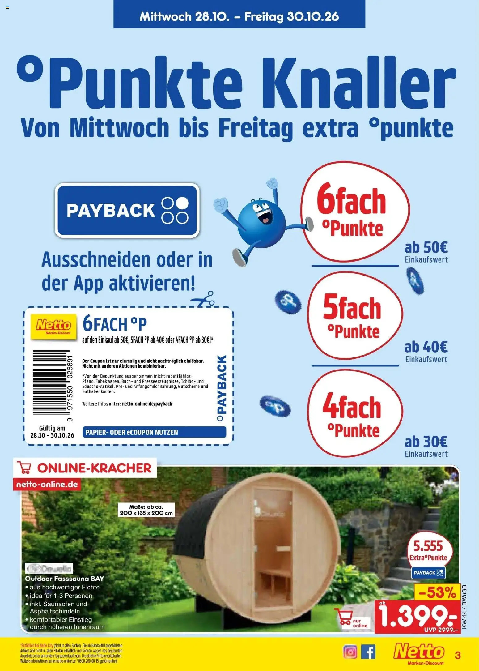 Vorschau von dem Prospekt des Geschäftes Netto Marken-Discount, gültig ab dem 26.10.2026