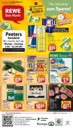 Vorschau von dem Prospekt des Geschäftes Rewe, gültig ab dem 29.06.2026