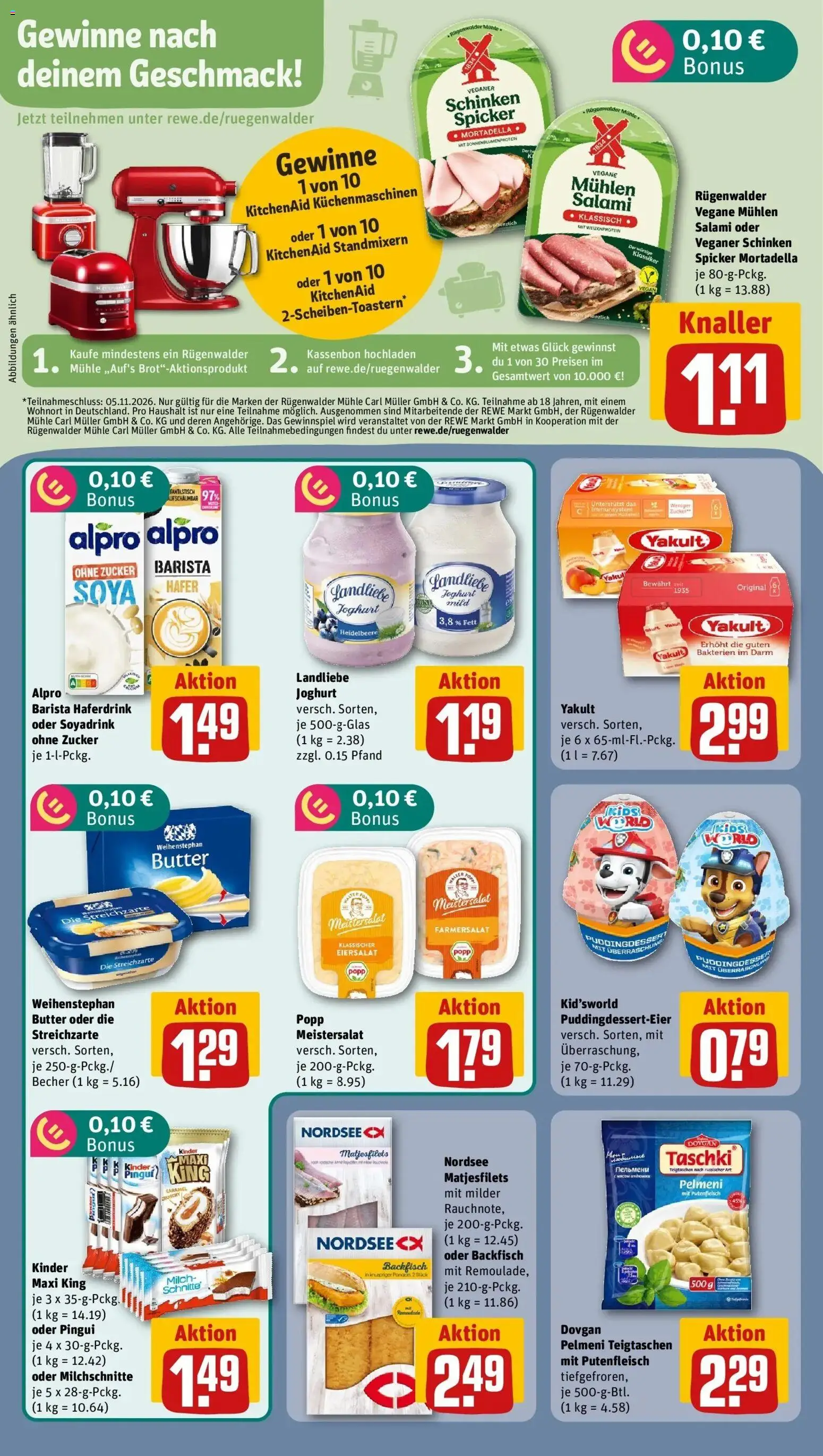 Vorschau von dem Prospekt des Geschäftes Rewe, gültig ab dem 12.10.2026