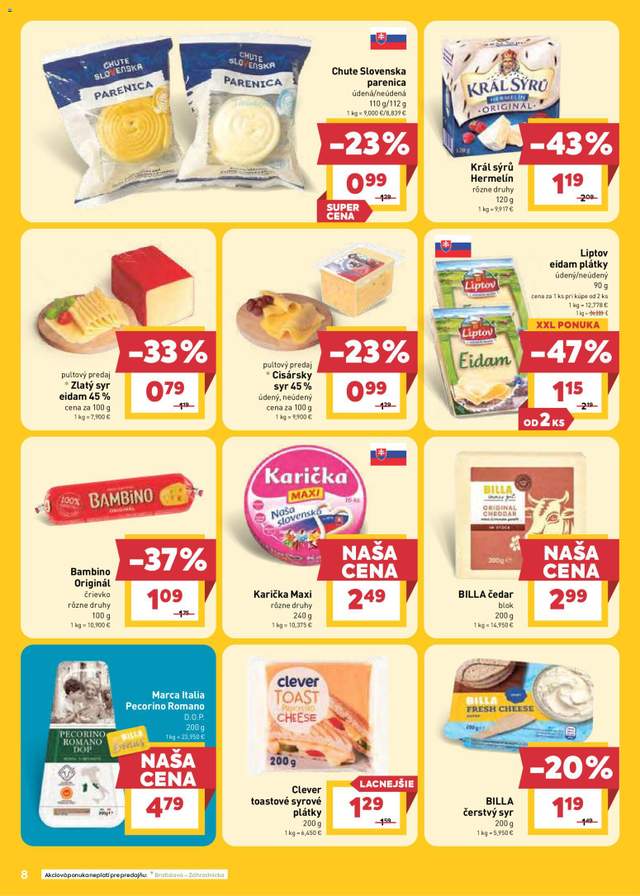 Nový Billa leták od 12.08.