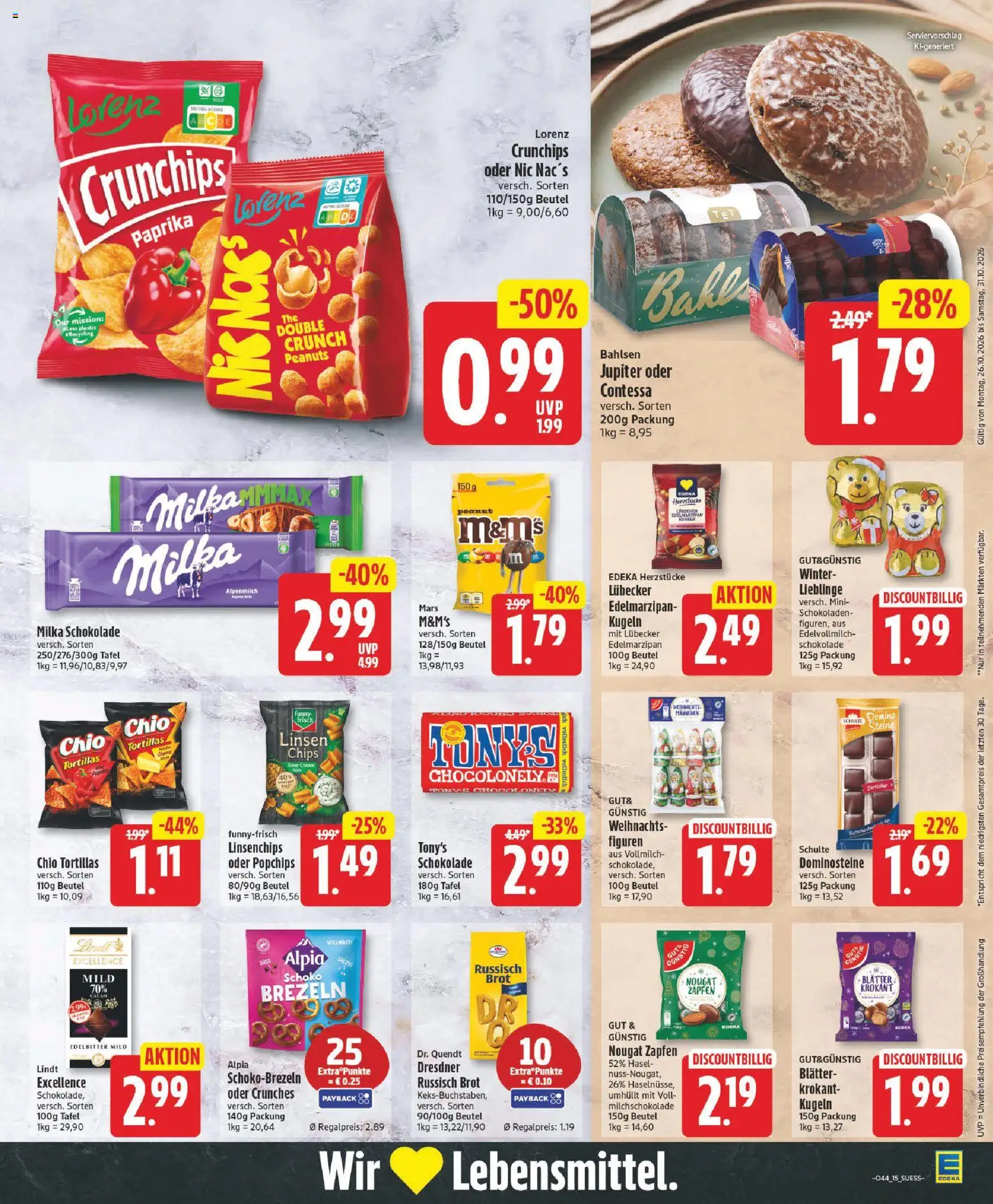 Vorschau von dem Prospekt des Geschäftes Edeka, gültig ab dem 26.10.2026
