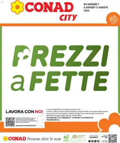 Anteprima dell'opuscolo Conad volantino City Lombardia dal negozio Conad valido da 07/08/2026
