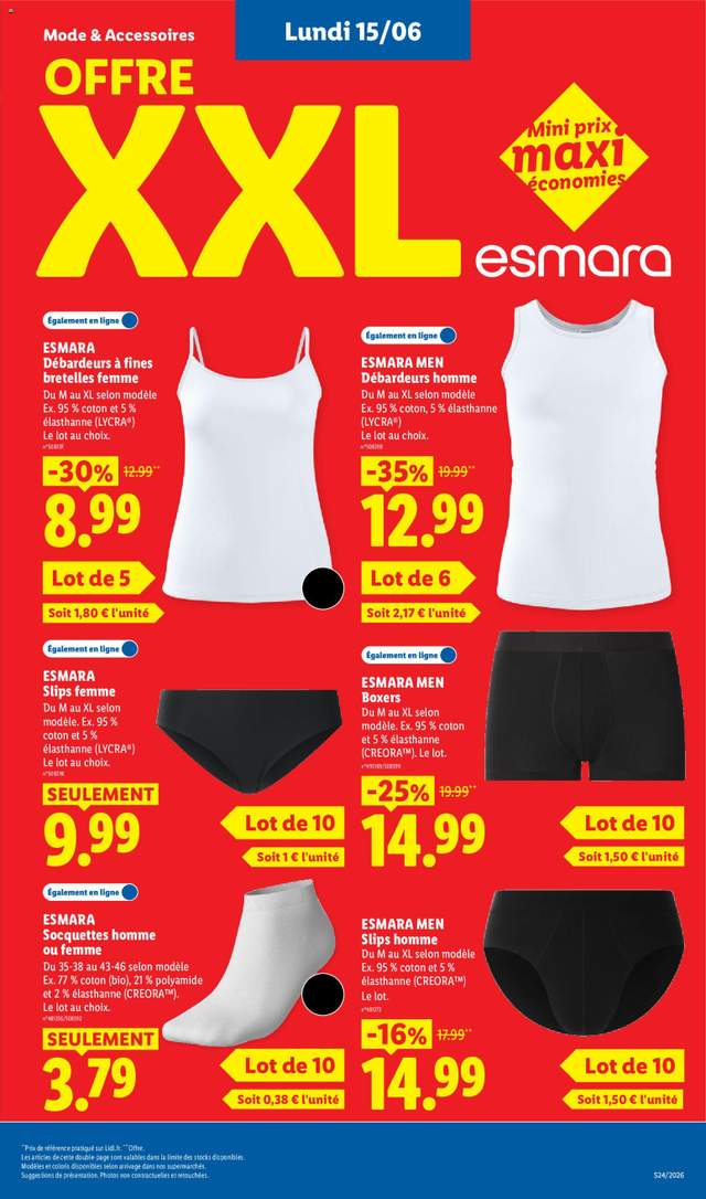 Nouveau catalogue Lidl à partir du 11/06